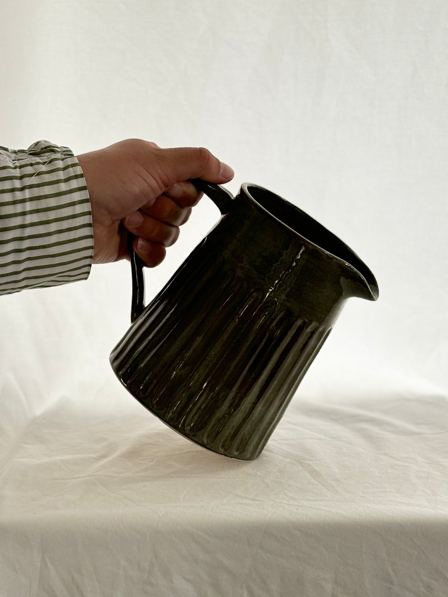 Creamy Green Jug