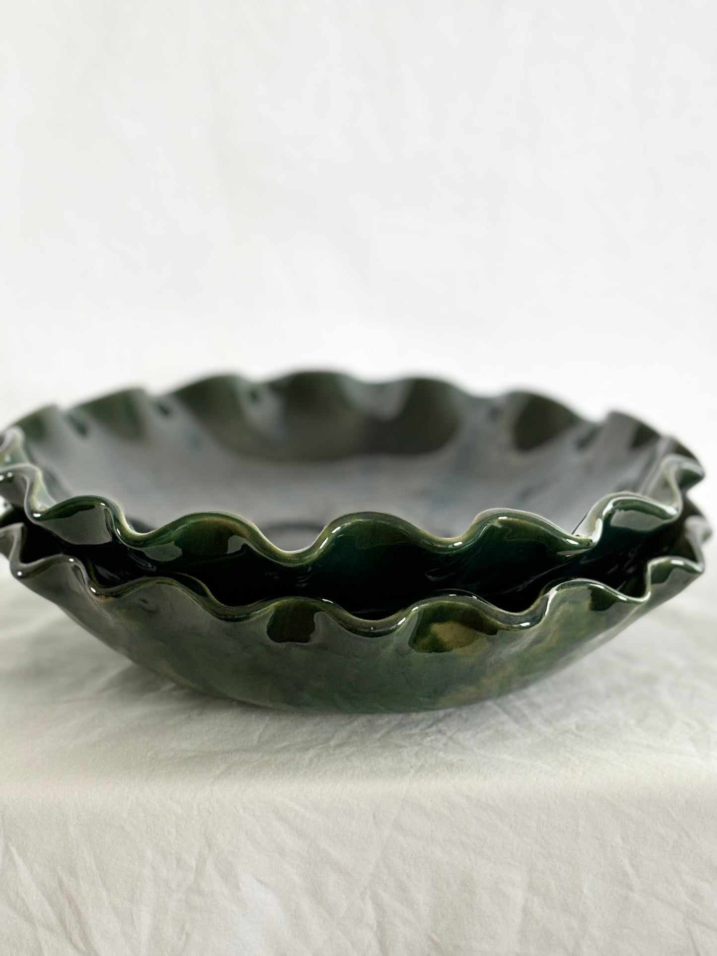 Ruffled Salad Bowl