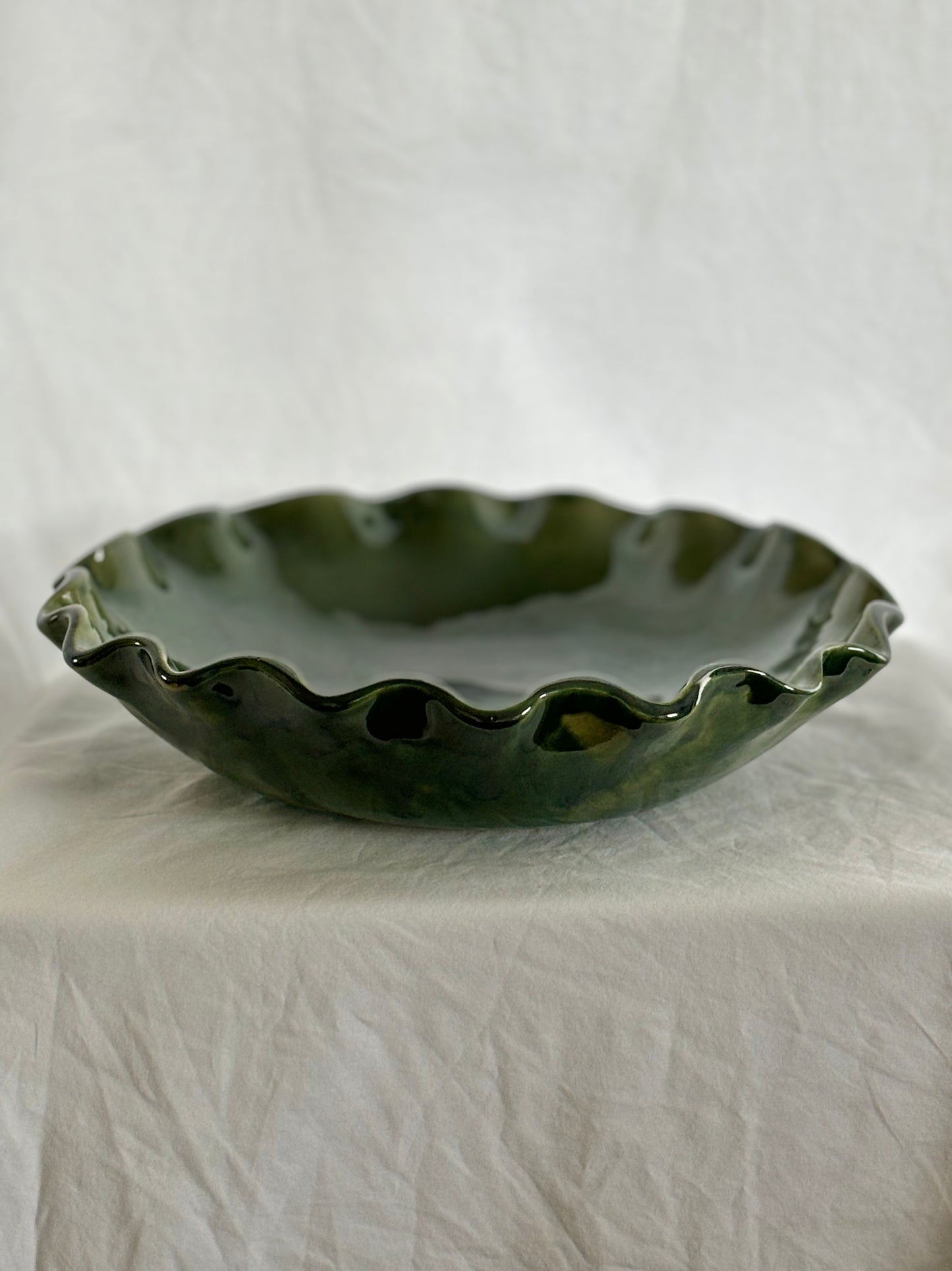 Ruffled Salad Bowl