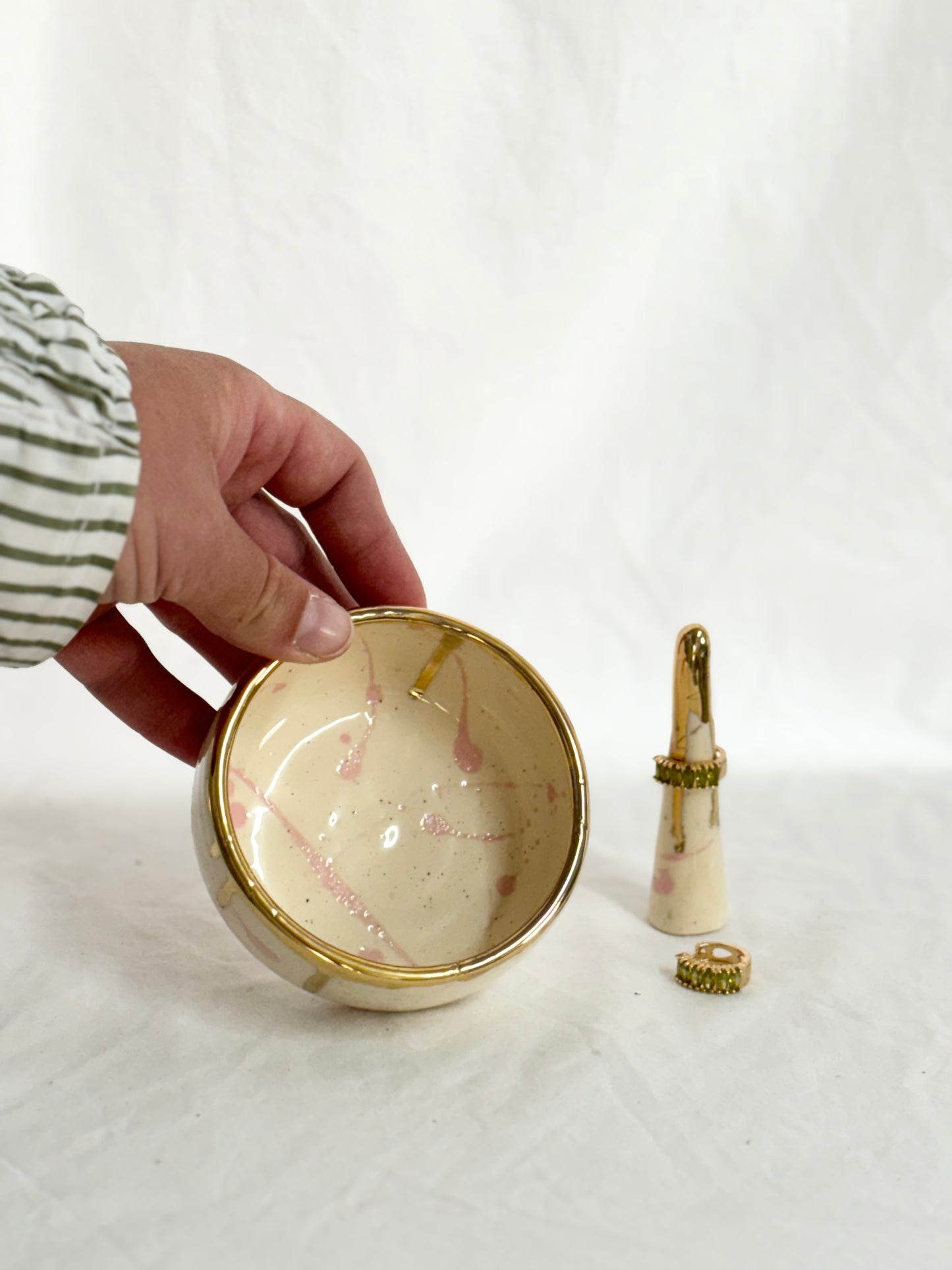 Jewellery Dish & Ring Cone Set