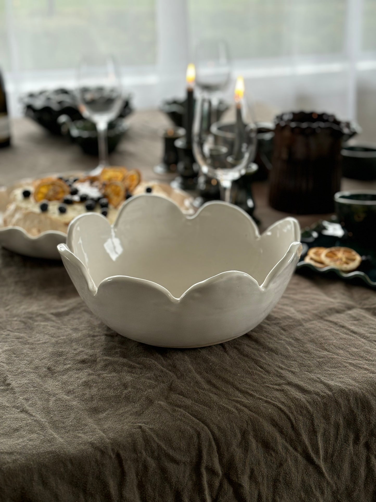 Scalloped Salad Bowl