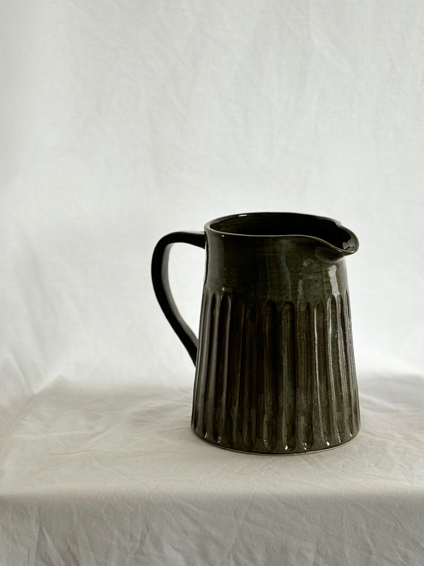 Creamy Green Jug