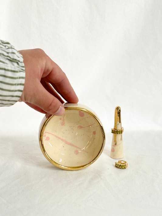 Jewellery Dish & Ring Cone Set