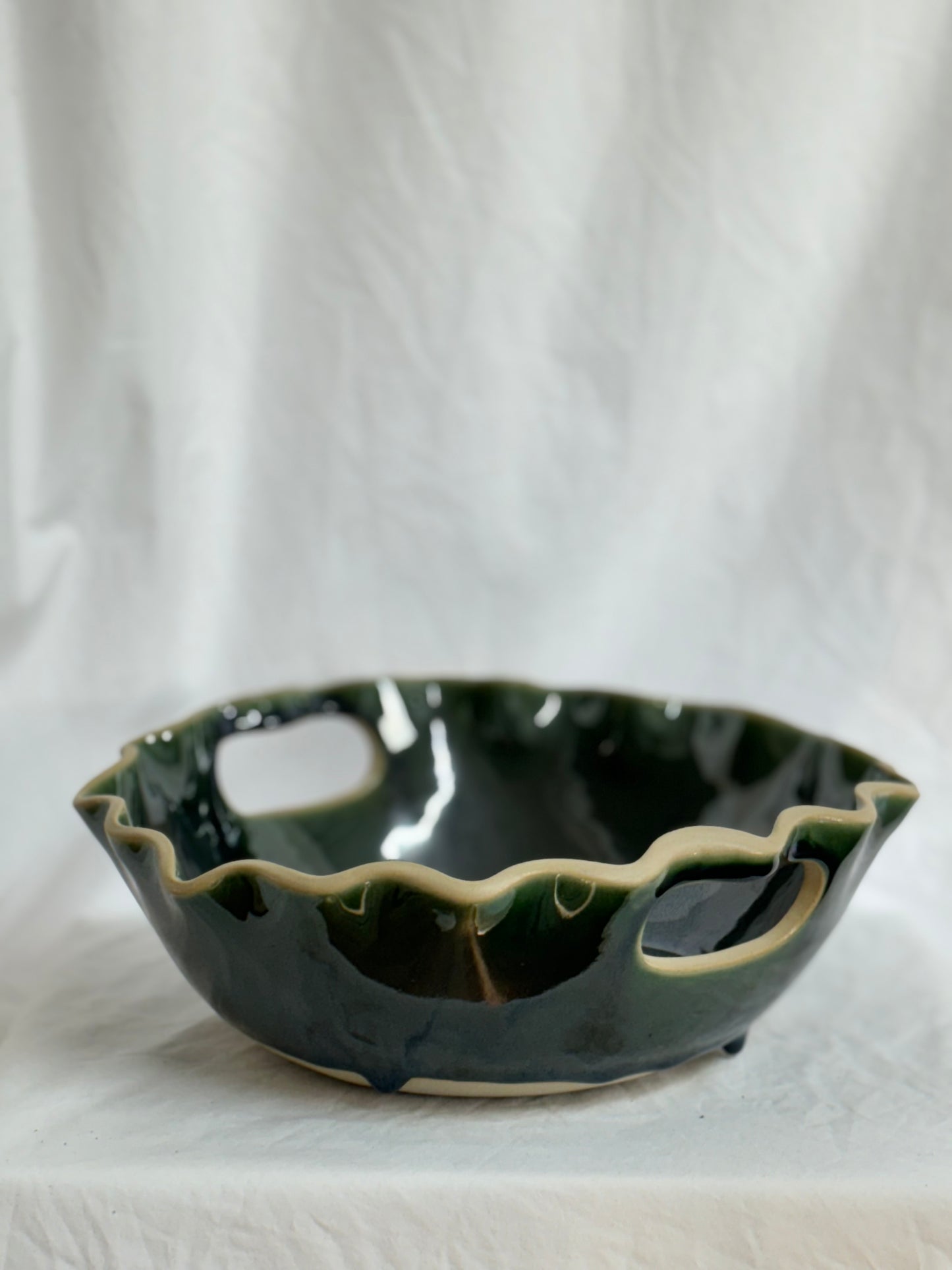 Deep Handled Bowl