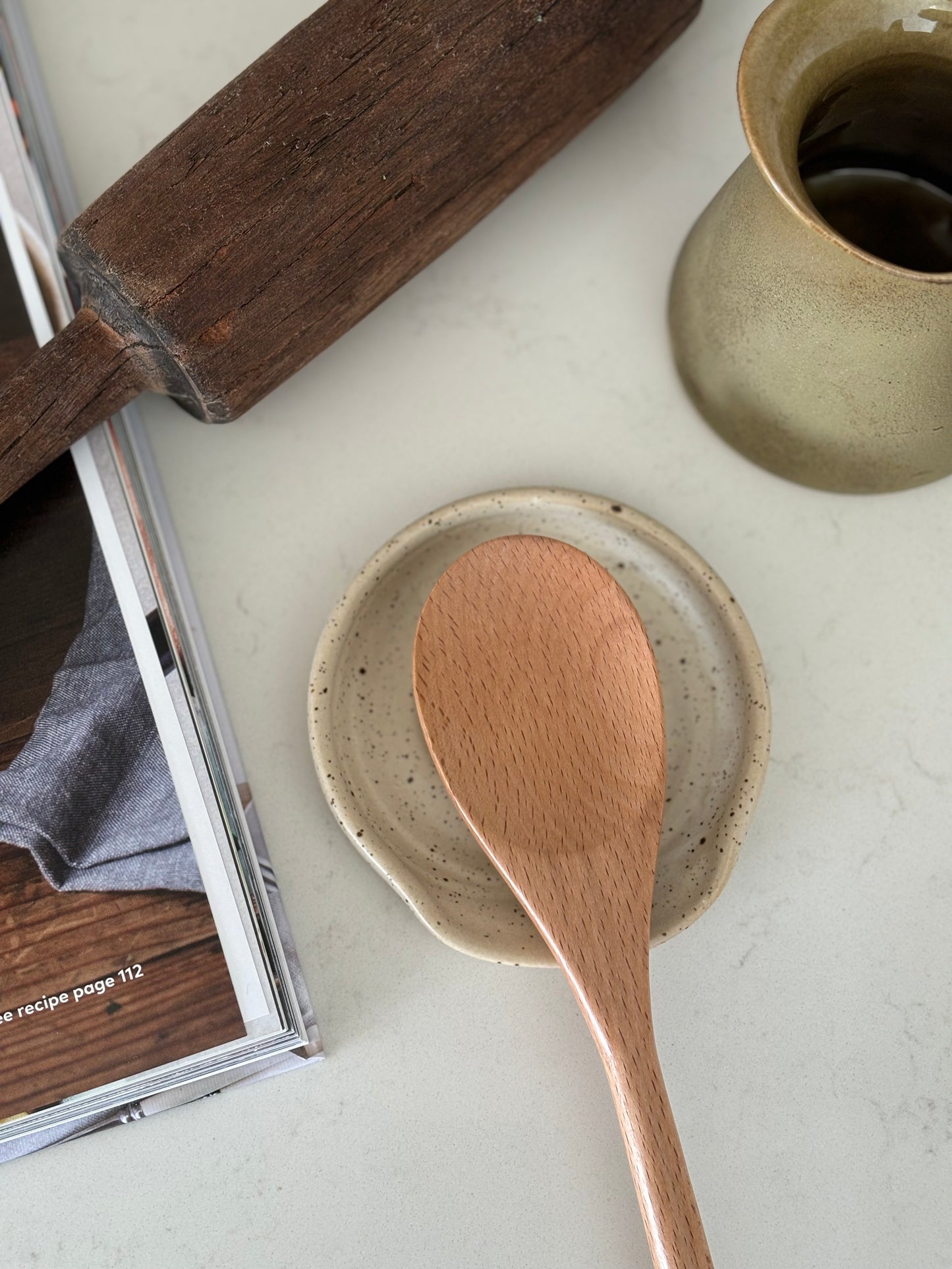 Speckled Spoon Rest