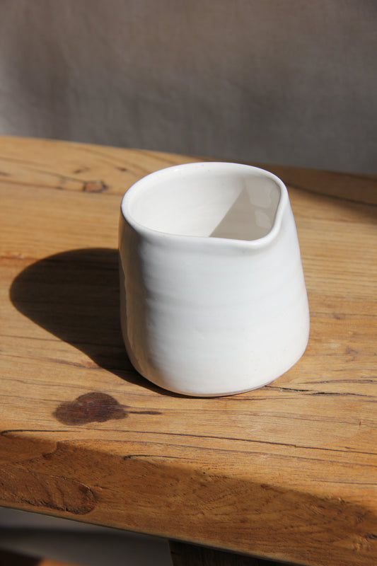 Classic White Milk Jug