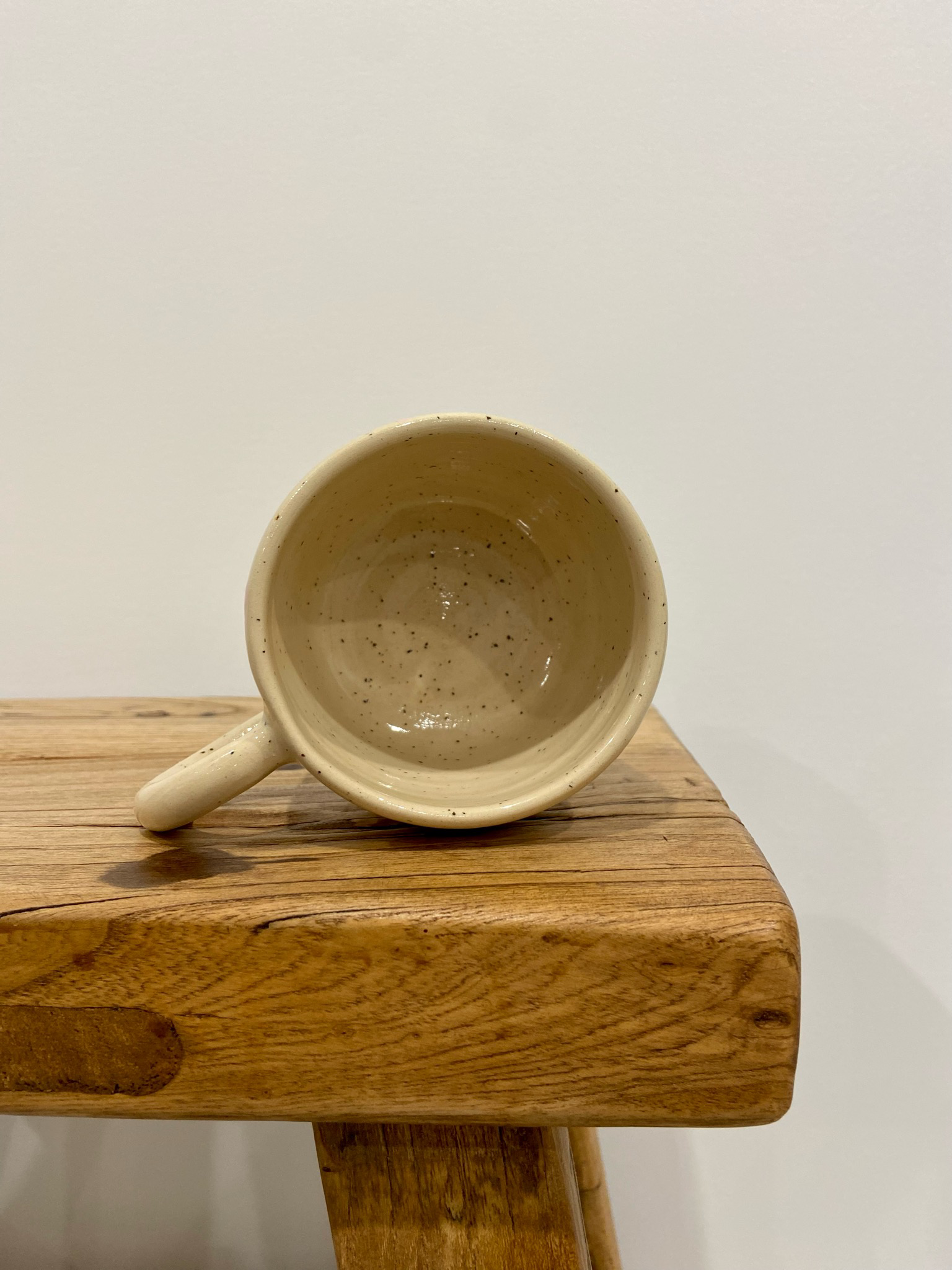 Striped Handled Mug